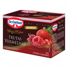 Chá F&f Frutas Vermelhas - 15 Saches Dr. Oetker 30g Chá F&f Frutas Vermelhas - 15 Saches Dr. Oetker 30g