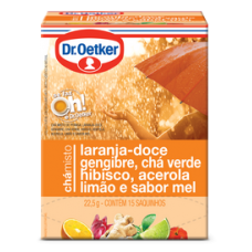 Chá Misto Lar/geng/ver/hib/ace/lim - 15 Saches Dr. Oetker 22,5g