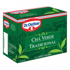 Chá Verde Tradicional  - 10 Saches - Dr. Oetker 17g