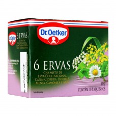 Chá De 6 Ervas - 10 Saches Dr. Oetker 10g