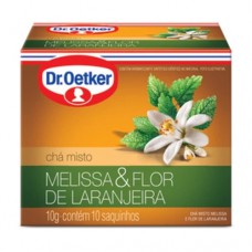 Chá De Melissa Com Flor De Laranjeira - 10 Saches Dr. Oetker 10g