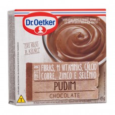 Pudim Chocolate Com Fibras Dr. Oetker 45g Pudim Chocolate Com Fibras Dr. Oetker 45g