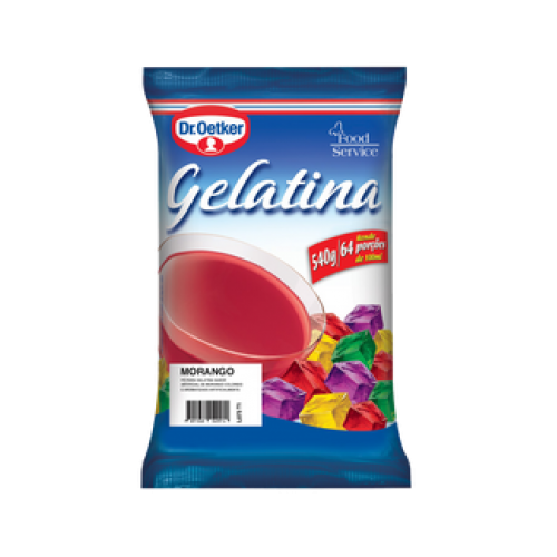 ndays Gelatina De Morango Dr. Oetker 540g