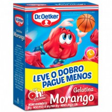 Gelatina Economica Morango Dr. Oetker 40g