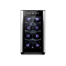 Adega 8 Garrafas Com Acabamento Em Alumínio Escovado (acs08) 220v