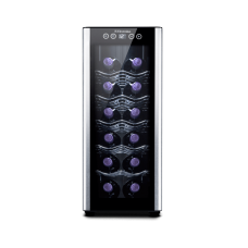 Adega 12 Garrafas Com Acabamento Em Alumínio Escovado (acs12) 127v