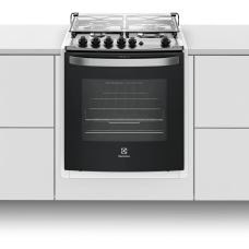 Fogão 4 Bocas De Embutir Electrolux Branco Automático Com Grill E Tripla Chama (56ebt)