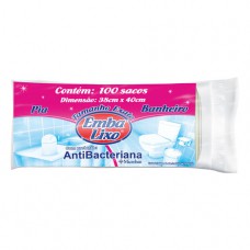 Saco Para Lixo Embalixo Antibacteria Pia/banh. - C/ 100 Sacos
