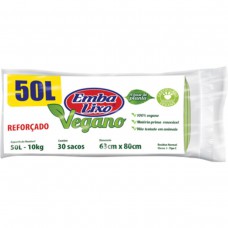 Saco Para Lixo Embalixo Vegano - 50l - C/ 30 Sacos Saco Para Lixo Embalixo Vegano - 50l - C/ 30 Sacos