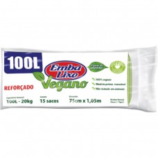 Saco Para Lixo Embalixo Vegano - 100l - C/ 15 Sacos Saco Para Lixo Embalixo Vegano - 100l - C/ 15 Sacos