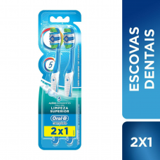 Escova Dental Oral-b Complete 5 Ações De Limpeza 40 Macia - 2 Unidades