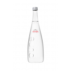 Água Mineral Natural Sem Gás Evian Pure Vidro 750ml Água Mineral Natural Sem Gás Evian Pure Vidro 750ml