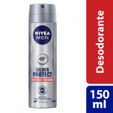 Desodorante Antitranspirante Aerosol Nívea Silver Protect 150ml