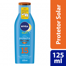 Protetor Solar Nivea Protect & Bonze Fator 15 125ml