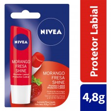 Hidratante Labial Lip Care Sabor Morango Nivea 4,8g Hidratante Labial Lip Care Sabor Morango Nivea 4,8g