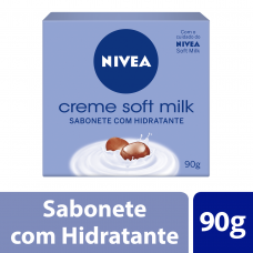 Sabonete Em Creme Nivea Soft Milk 90g