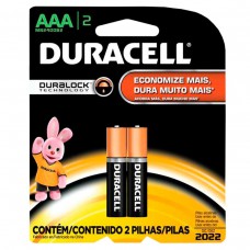 Pilha Duracell Alcalina Palito Com 2 Unidades Pilha Duracell Alcalina Palito Com 2 Unidades