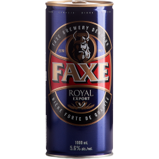 Cerveja Dinamarquesa Faxe Royal Export Lata 1 Litro