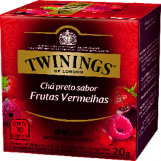 Chá Inglês Preto De Frutas Vermelhas Twinings Caixa 20g Com 10 Saquinhos