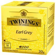 Chá Inglês Preto Earl Grey Twinings Infusions Caixa 20g Com 10 Saquinhos Chá Inglês Preto Earl Grey Twinings Infusions Caixa 20g Com 10 Saquinhos