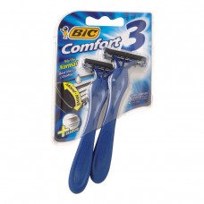 Aparelho De Barbear Bic Comfort 3 Para Pele Normal Com 2 Unidades