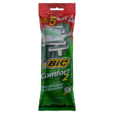 Aparelho De Barbear Bic Twin Comfort Leve 5 Pague 4