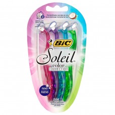 Aparelho De Barbear Bic Soleil Sortido Mix Com 4 Unidades