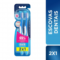 Escova Dental Oral-b Pro-saúde 7 Benefícios Macia - 2 Unidades Leve 2 Pague 1
