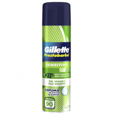 Espuma De Barbear Gillette Prestobarba Para Pele Sensivel 150g