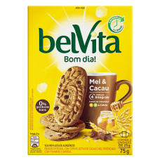 Biscoito Belvita Mel E Cacau Caixa 75g