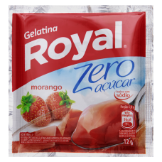 Gelatina Zero De Morango Royal 12g