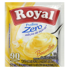 Pudim Zero Açúcar Sabor Baunilha Royal 25g