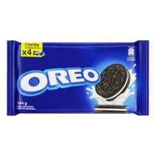 Biscoito Oreo Recheado Com Baunilha Original Pacote 144g Biscoito Oreo Recheado Com Baunilha Original Pacote 144g