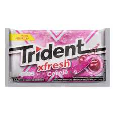 Goma De Mascar Sabor Cereja Ice Trident 8g Goma De Mascar Sabor Cereja Ice Trident 8g