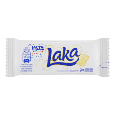Chocolate Branco Laka Lacta 20g 1 Unidade Chocolate Branco Laka Lacta 20g 1 Unidade