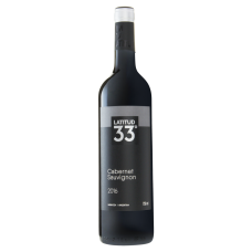 Vinho Argentino Tinto Latitud 33º Cabernet Sauvignon Mendoza Garrafa 750ml