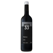 Vinho Argentino Tinto Latitud 33º Malbec Mendoza Garrafa 750ml