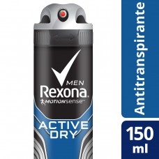 Desodorante Antitranspirante Aerosol Rexona Men Active Dry 150ml