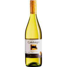 Vinho Chileno Branco Seco Gato Negro Chardonnay Valle Central Garrafa 750ml Vinho Chileno Branco Seco Gato Negro Chardonnay Valle Central Garrafa 750ml