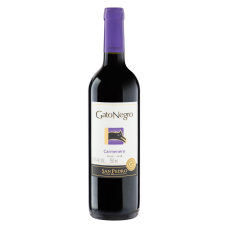 Vinho Chileno Tinto Seco Gato Negro Carmenère Valle Central Garrafa 750ml Vinho Chileno Tinto Seco Gato Negro Carmenère Valle Central Garrafa 750ml