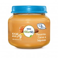 Papinha Naturnes NestlÉ Carne, Legumes E Macarrão 115g Papinha Naturnes NestlÉ Carne, Legumes E Macarrão 115g