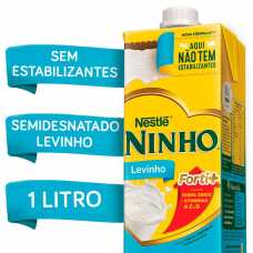 Leite Longa Vida Semidesnatado Ninho NestlÉ 1 Litro