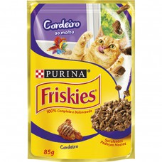 Petiscos Friskies Cordeiro Ao Molho Sachê 85g Petiscos Friskies Cordeiro Ao Molho Sachê 85g