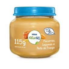 Papinha Naturnes NestlÉ Peito De Frango Com Legumes E Macarrão 115g Papinha Naturnes NestlÉ Peito De Frango Com Legumes E Macarrão 115g