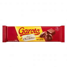 Chocolate Ao Leite Para Cobertura Garoto Barra 500g