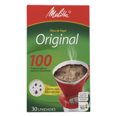 Coador De Papel Melitta Nº 100 Com 30 Unidades Coador De Papel Melitta Nº 100 Com 30 Unidades