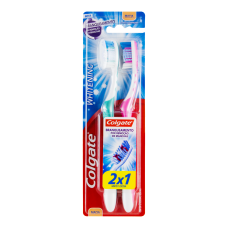 Escova Dental Colgate Whitening Macia 2un Promo Leve 2 Pague 1