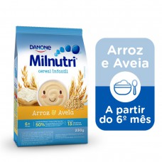 Cereal Infantil Milnutri Arroz E Aveia 230g