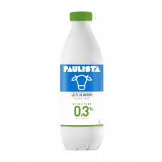 Leite Longa Vida Desnatado Paulista Garrafa 1 Litro