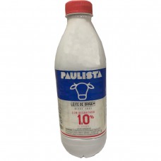 Leite Longa Vida Semidesnatado Paulista Garrafa 1 Litro